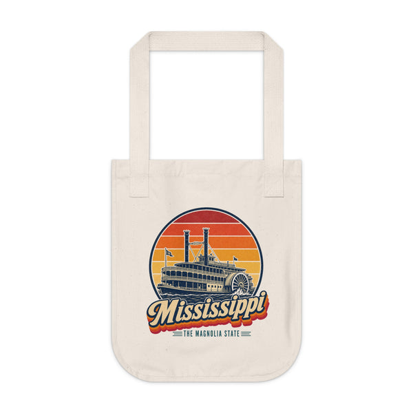 Mississippi Paddlewheel Riverboat Tote Bag