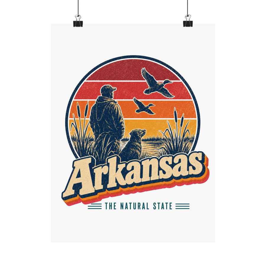 Arkansas Duck Hunting Poster