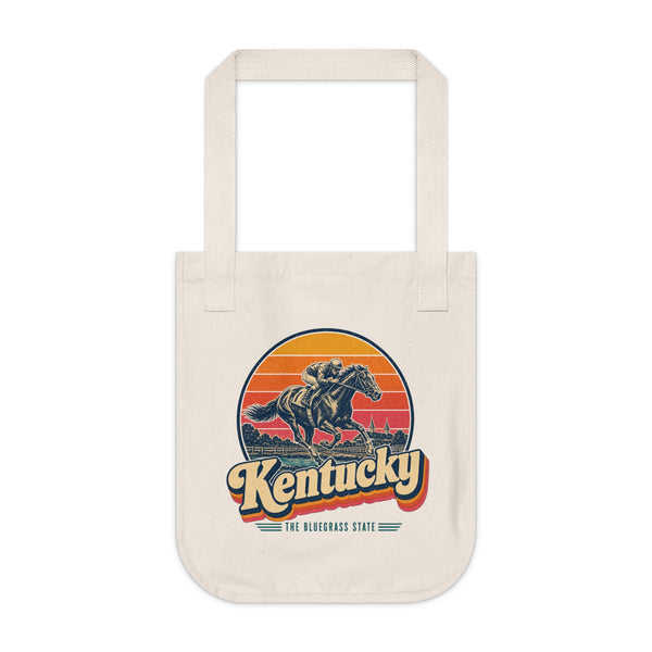 Kentucky Racehorse And Jockey Tote Bag