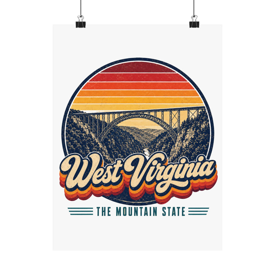 West Virginia New River Gorge Bridge Poster