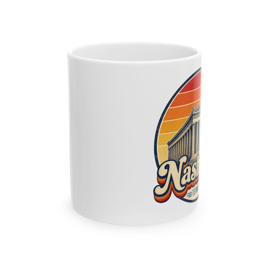 Nashville Retro Sunset Mug