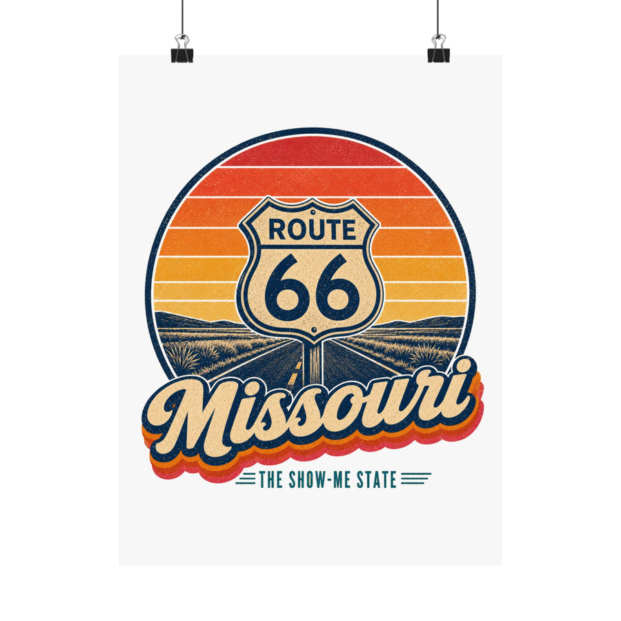 Missouri Route 66 Poster