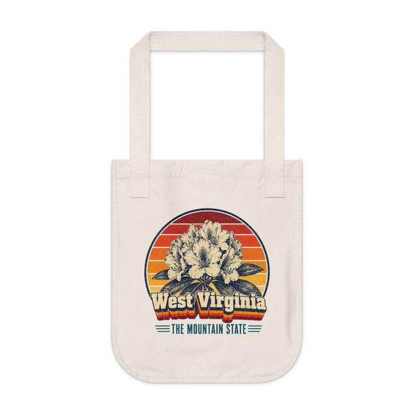 West Virginia Rhododendron Tote Bag