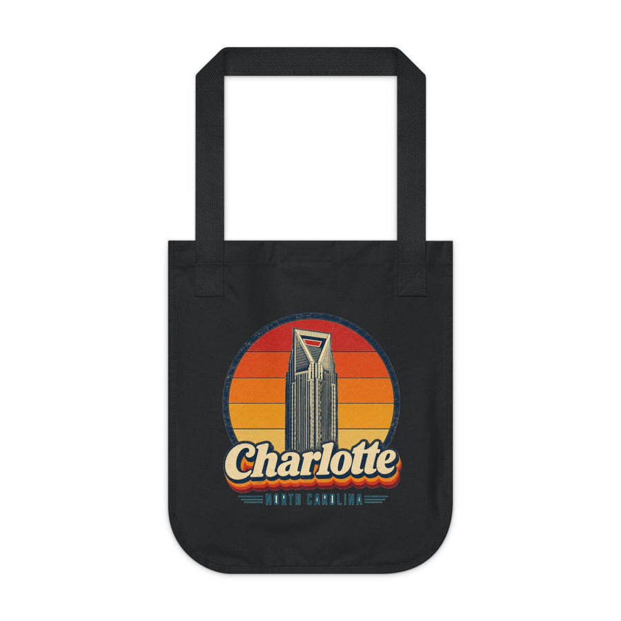 Charlotte Retro Sunset Tote Bag