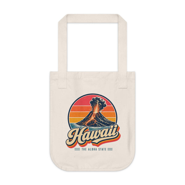 Hawaii Erupting Volcano Tote Bag