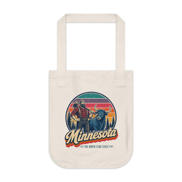 Minnesota Paul Bunyan And Babe Tote Bag