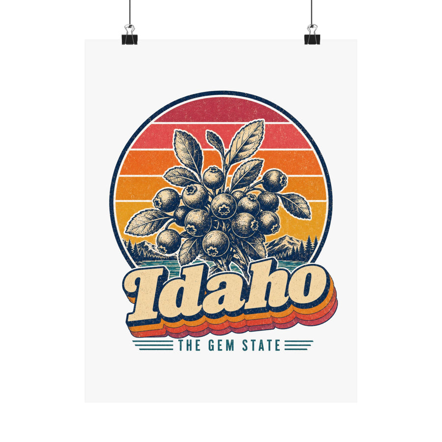 Idaho Huckleberries Poster