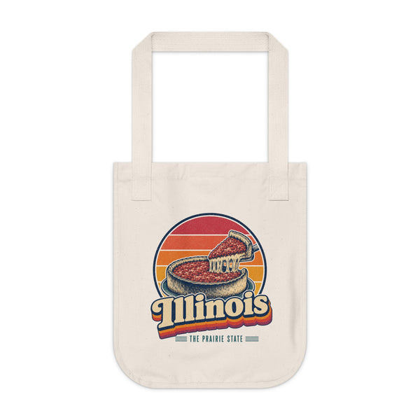 Illinois Deep Dish Pizza Tote Bag