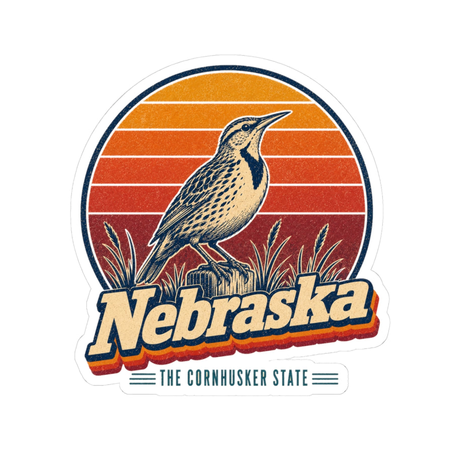 Nebraska Western Meadowlark Sticker