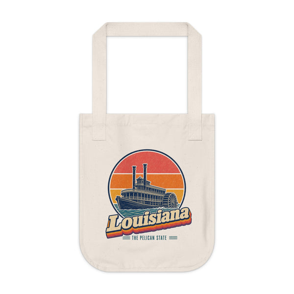 Louisiana Paddlewheel Steamboat Tote Bag