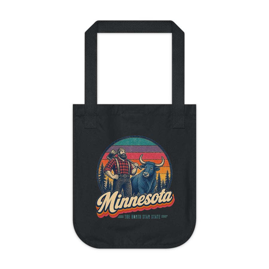 Minnesota Paul Bunyan And Babe Tote Bag