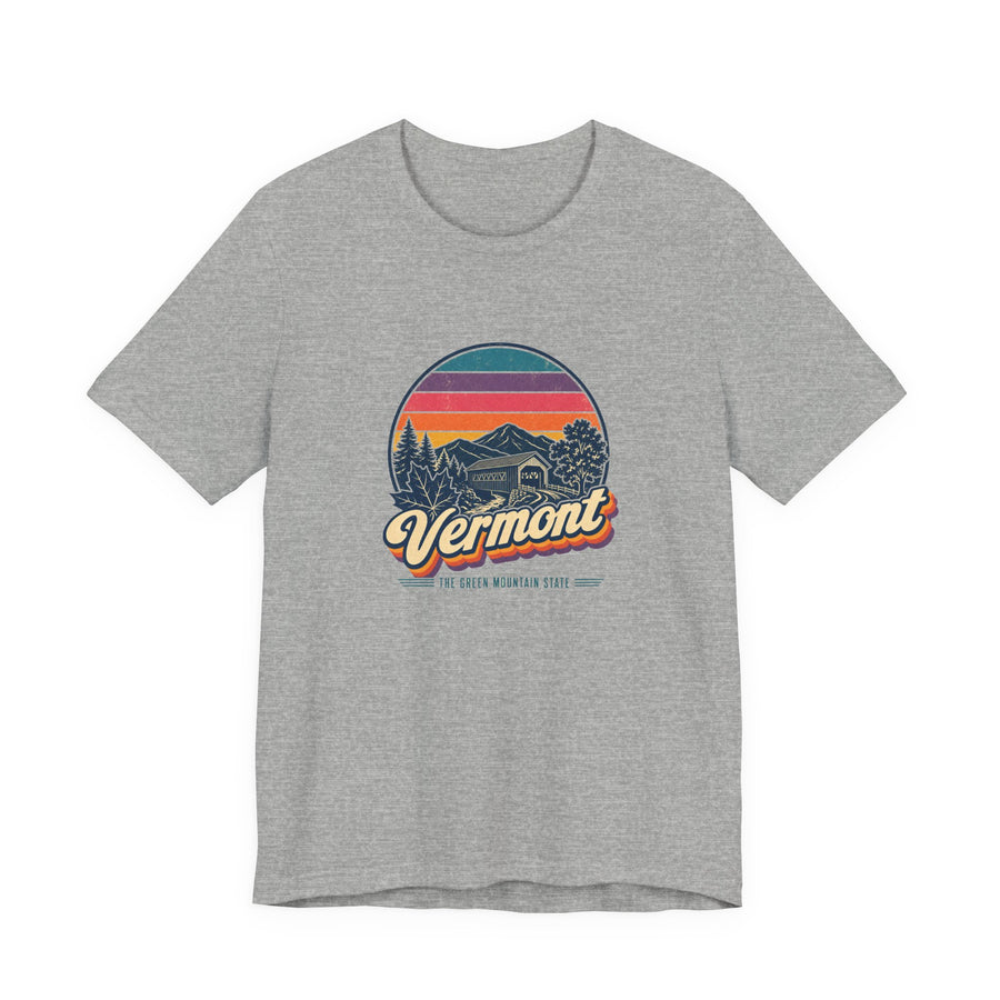 Vermont Retro Sunset Tee