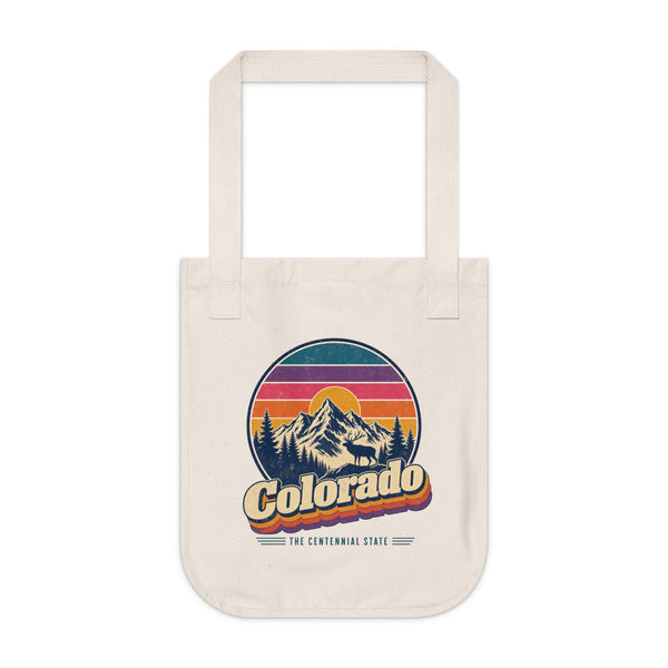 Colorado Retro Sunset Tote Bag