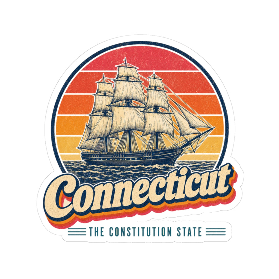 Connecticut Mystic Whaling Ship Sticker
