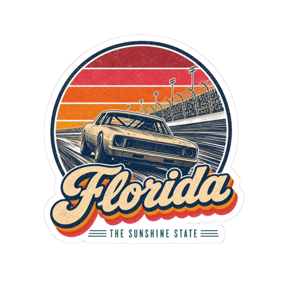 Florida Daytona Racing Sticker