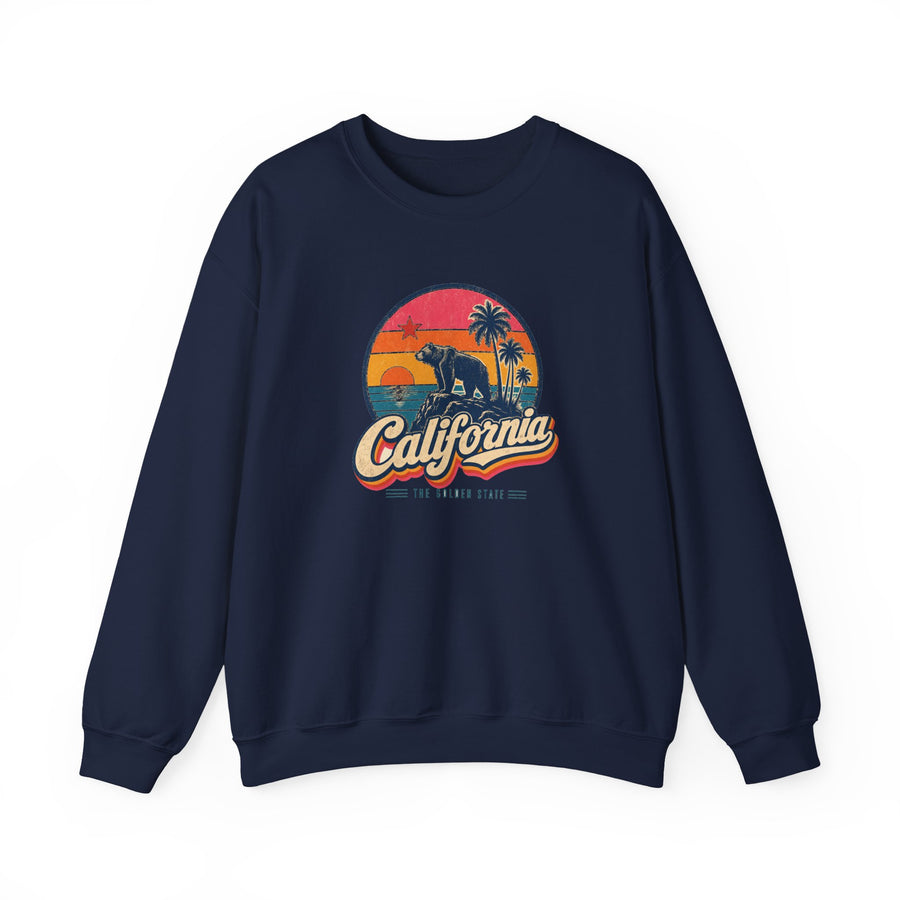 California Retro Sunset Sweatshirt