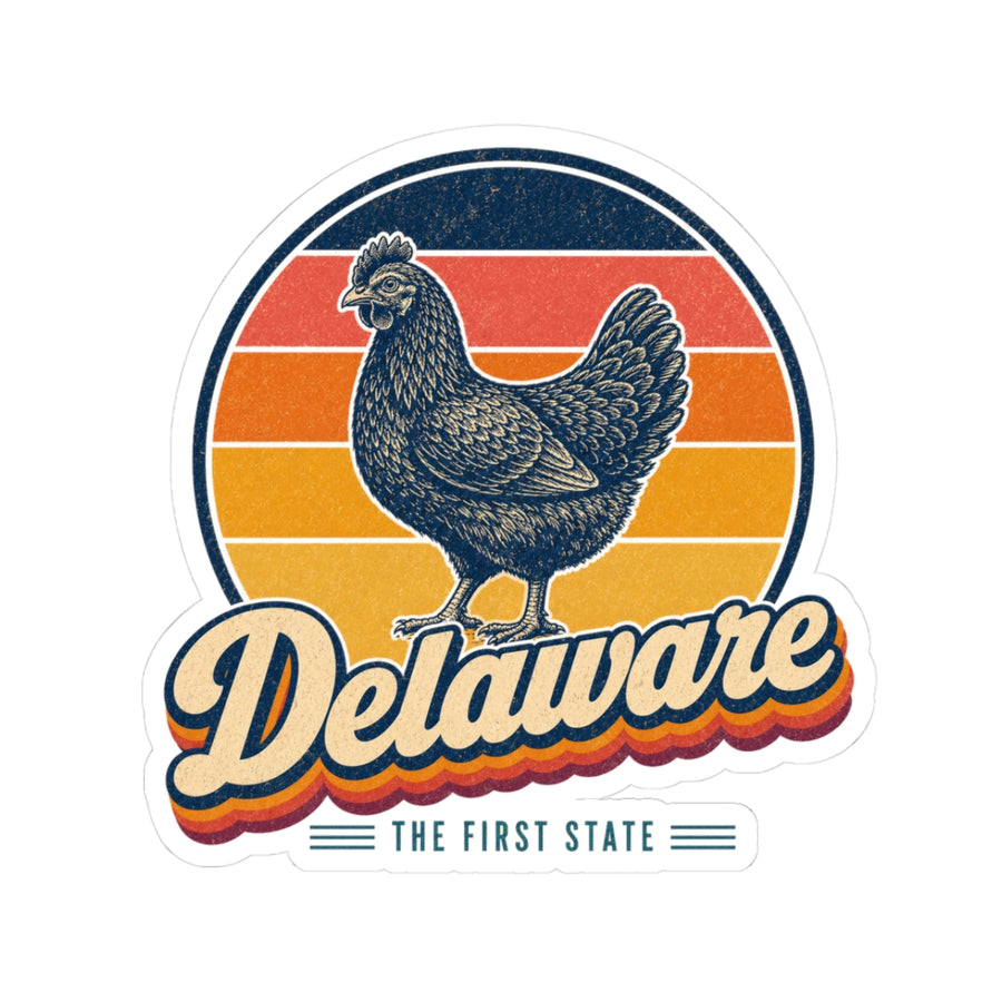 Delaware Blue Hen Sticker