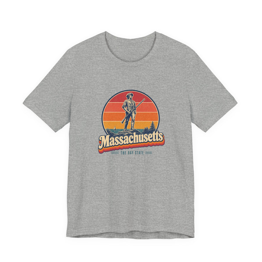 Massachusetts Minuteman Statue Tee