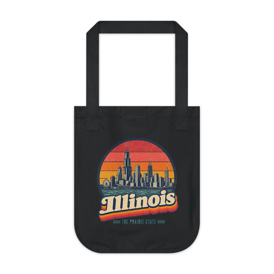 Illinois Chicago Skyline Tote Bag