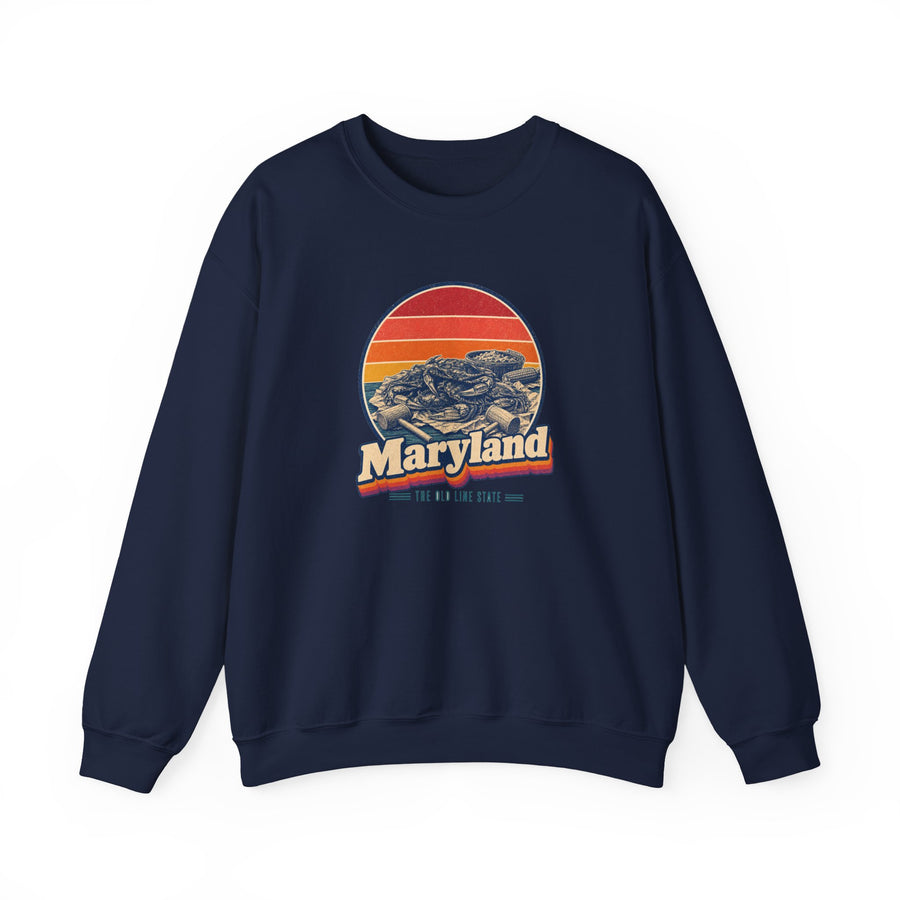 Maryland Crab Feast With Mallets Sweatshirt