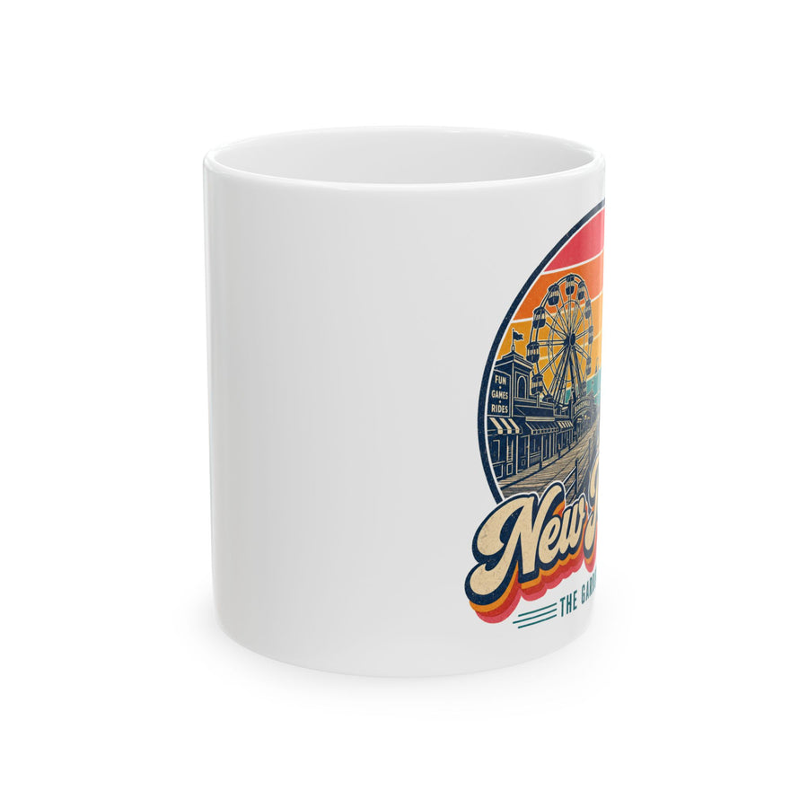 New Jersey Retro Sunset Mug