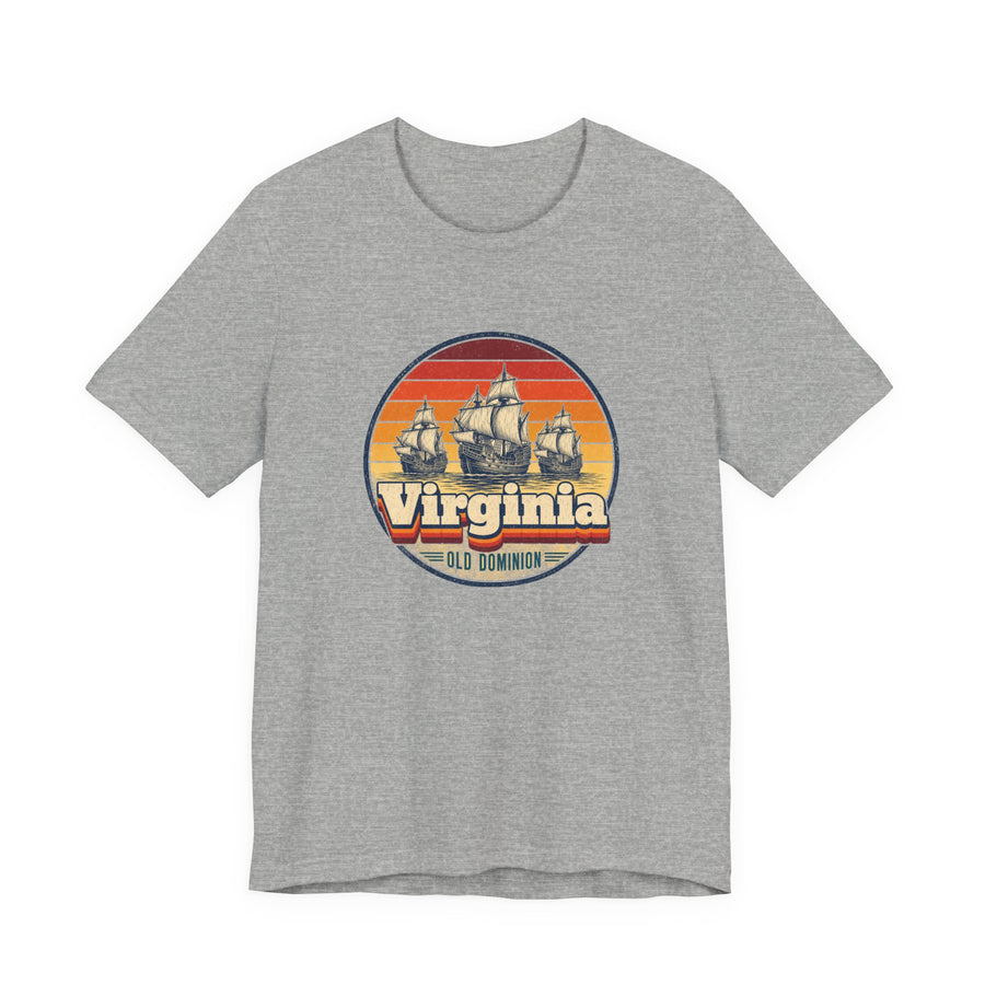 Virginia Jamestown Ships Tee