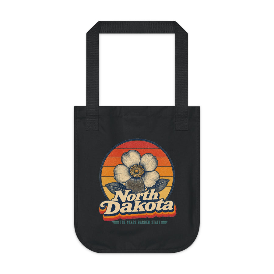 North Dakota Wild Prairie Rose Tote Bag