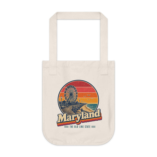 Maryland Ocean City Boardwalk Tote Bag