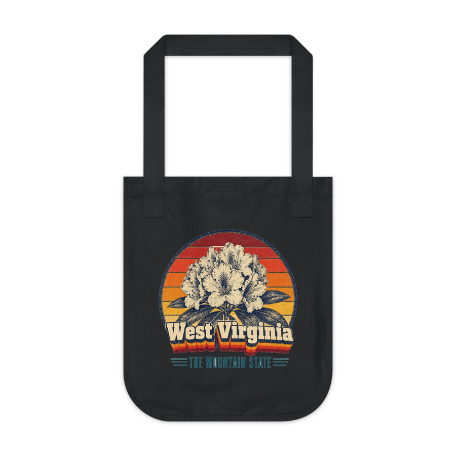 West Virginia Rhododendron Tote Bag