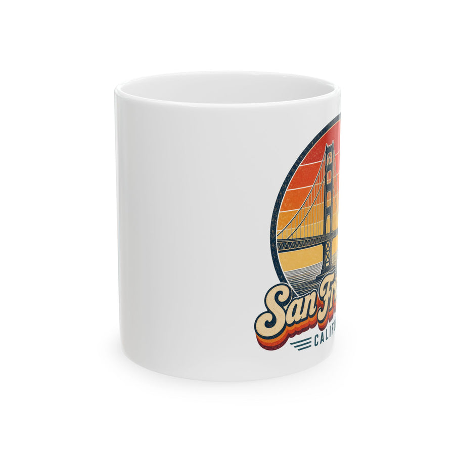 San Francisco Retro Sunset Mug