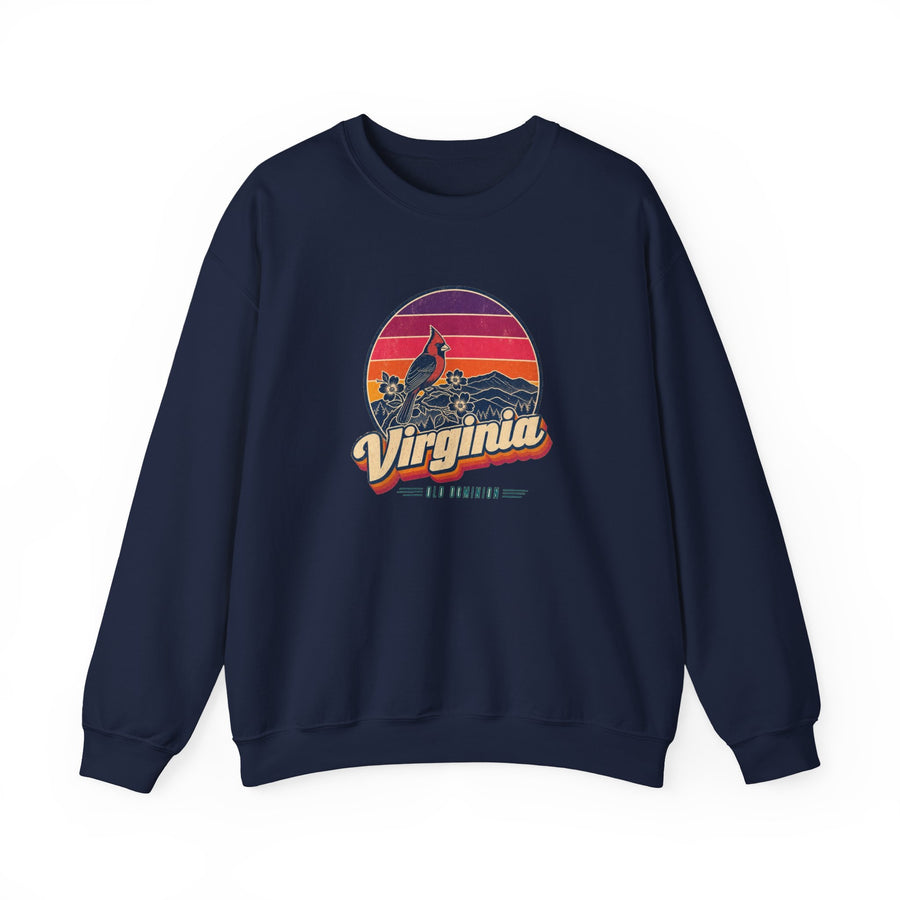 Virginia Retro Sunset Sweatshirt
