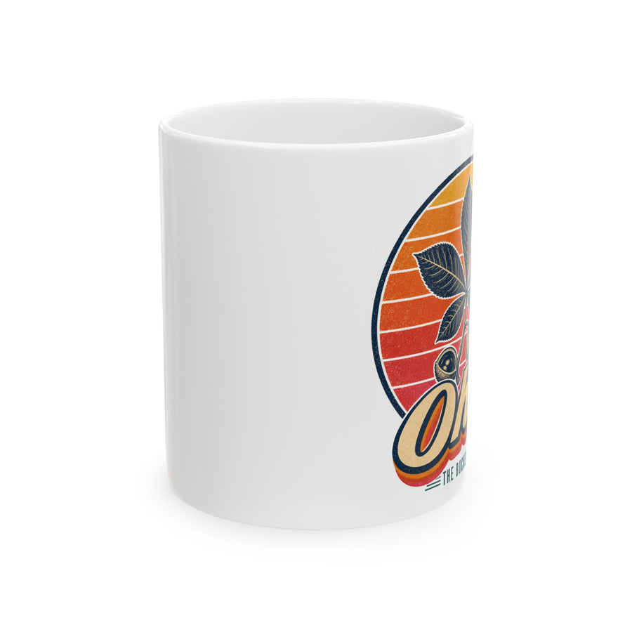Ohio Buckeye Leaf And Nut Mug