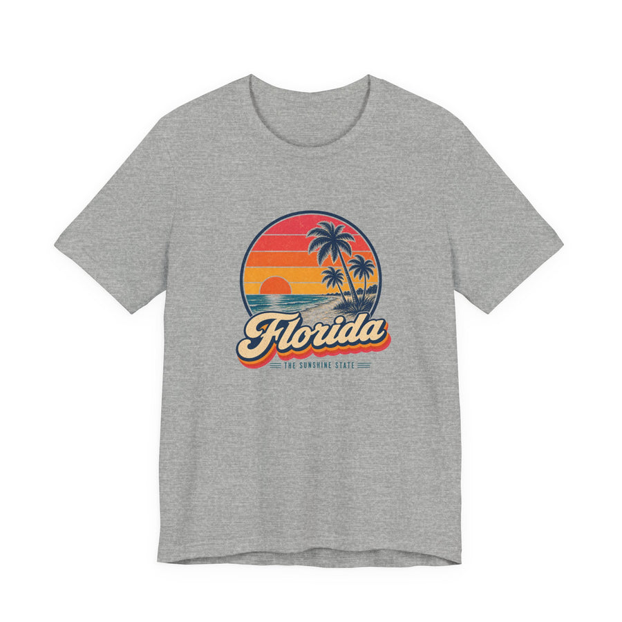 Florida Palm Trees And Beach Tee
