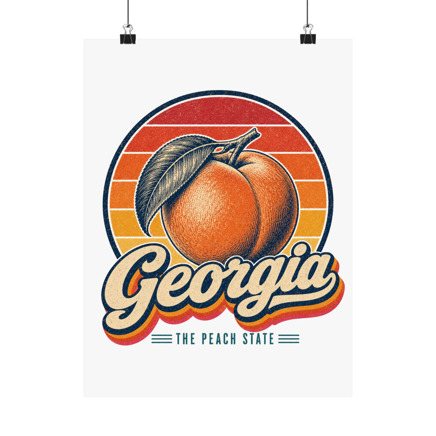 Georgia Giant Peach Poster