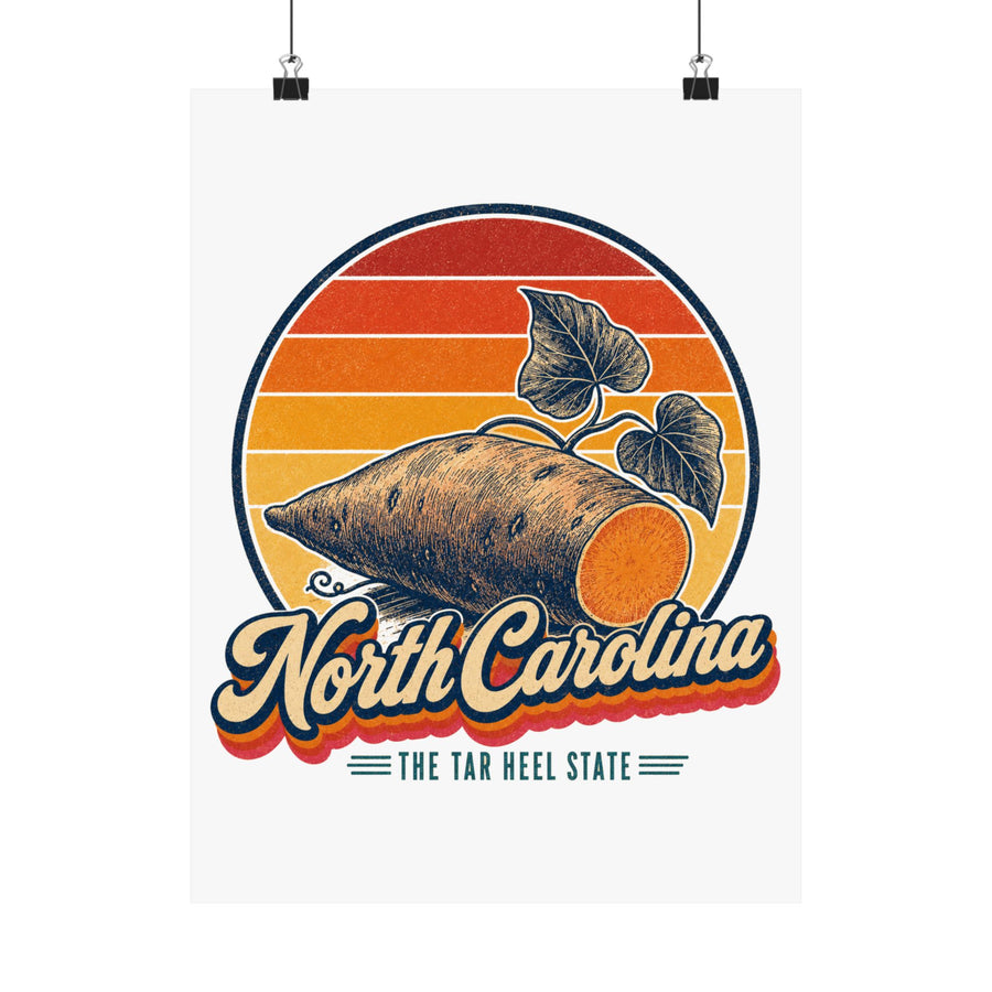 North Carolina Sweet Potato Poster