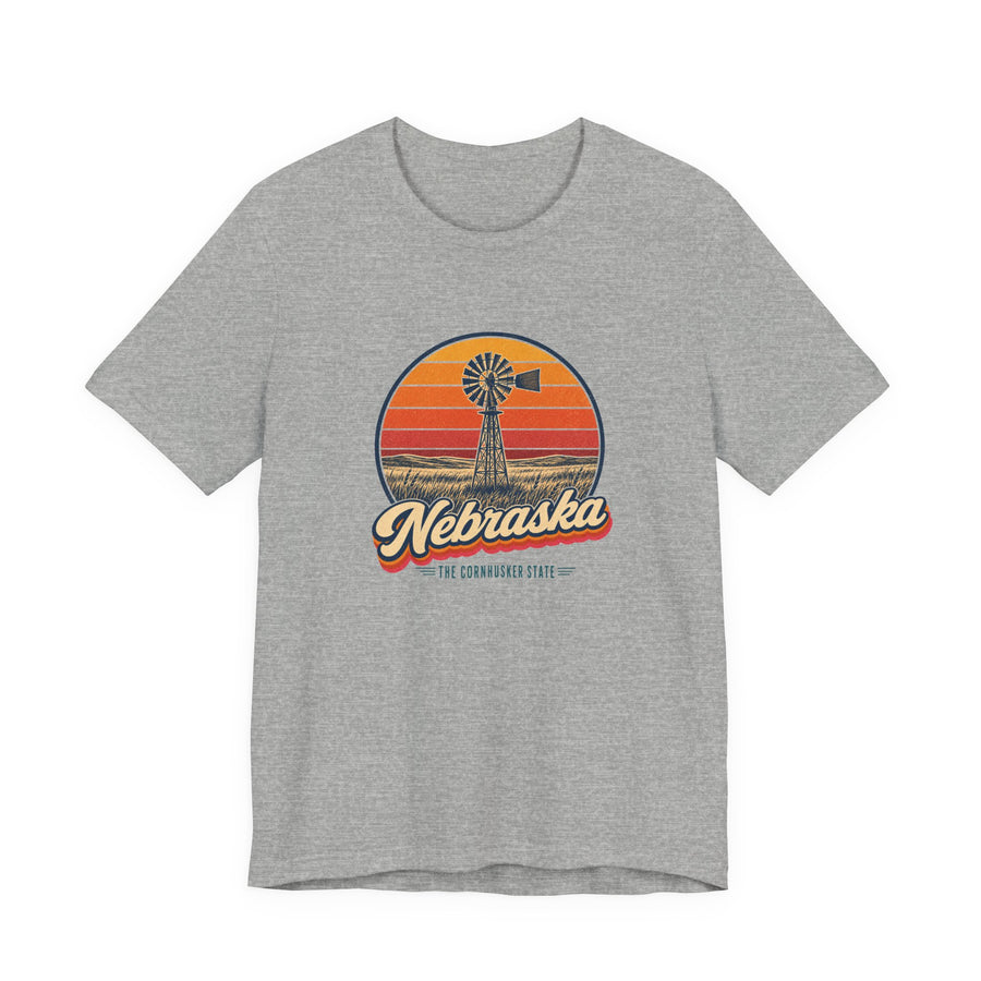 Nebraska Prairie Windmill Tee
