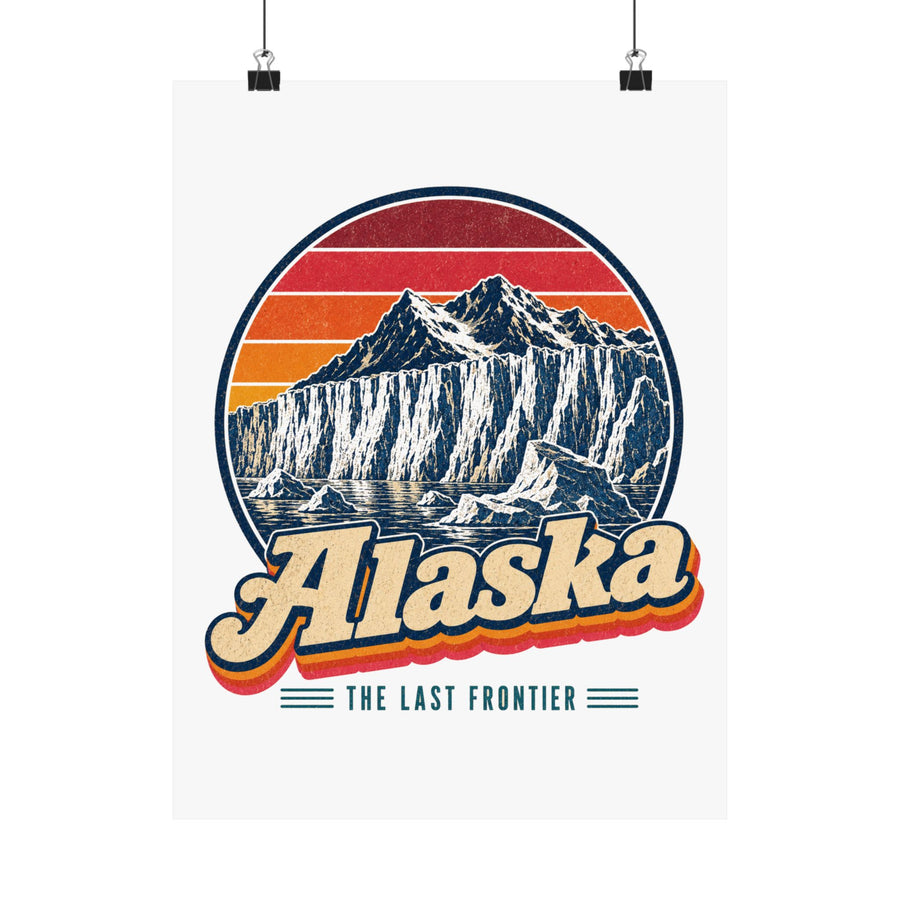 Alaska Glaciers And Icebergs Poster