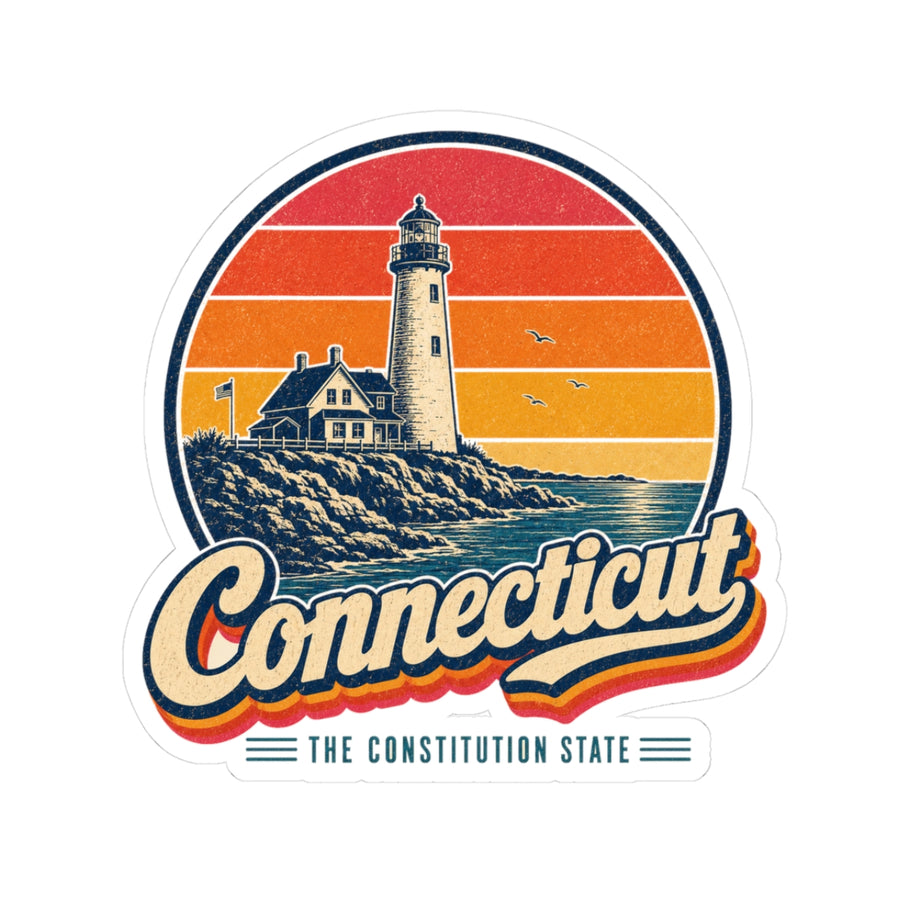 Connecticut Coastal Lighthouse Sticker