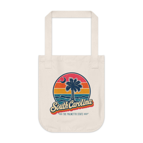 South Carolina Retro Sunset Tote Bag
