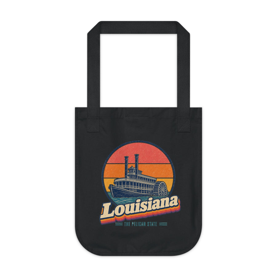 Louisiana Paddlewheel Steamboat Tote Bag