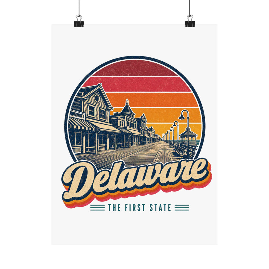 Delaware Rehoboth Boardwalk Poster