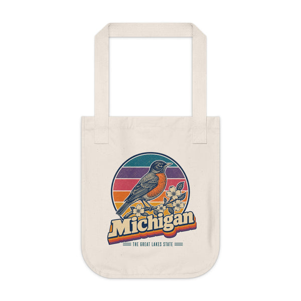 Michigan American Robin Tote Bag
