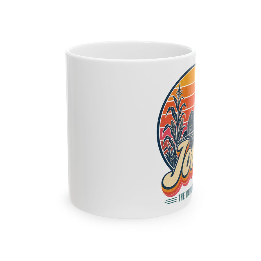 Iowa Retro Sunset Mug