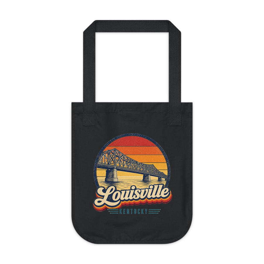 Louisville Retro Sunset Tote Bag