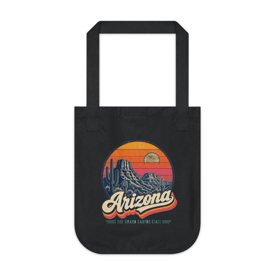 Arizona Retro Sunset Tote Bag