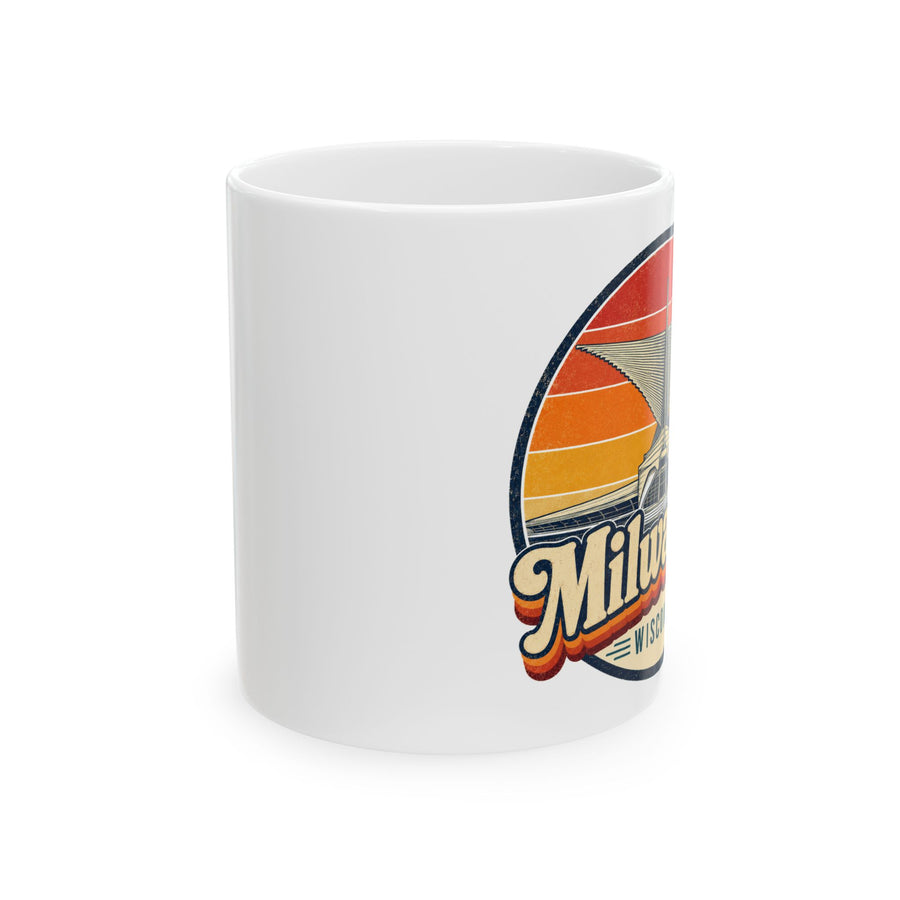 Milwaukee Retro Sunset Mug