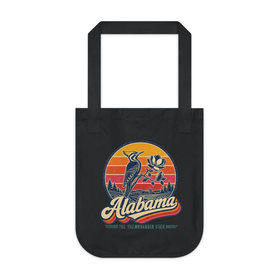 Alabama Retro Sunset Tote Bag