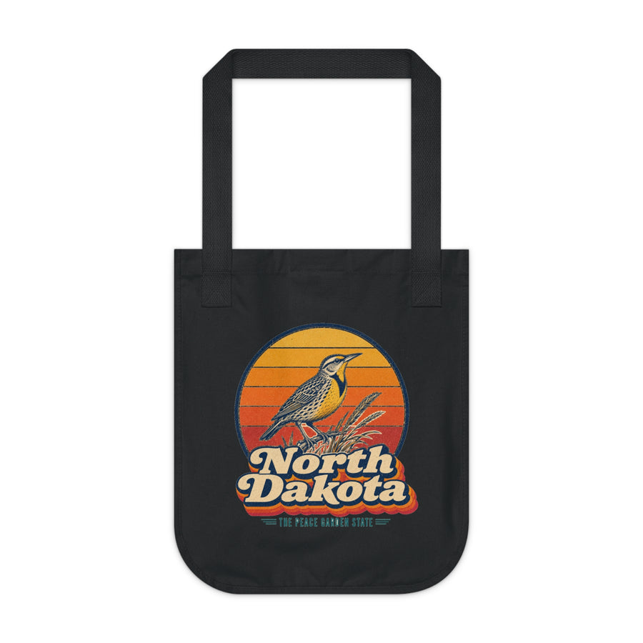 North Dakota Western Meadowlark Tote Bag