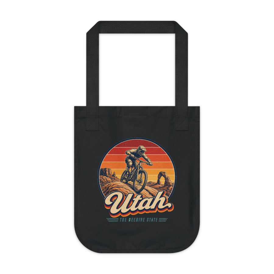 Utah Moab Mountain Biking Tote Bag