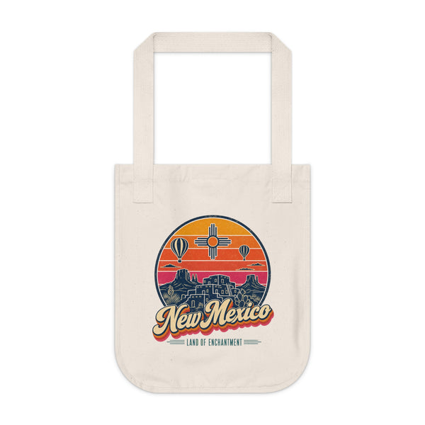 New Mexico Retro Sunset Tote Bag